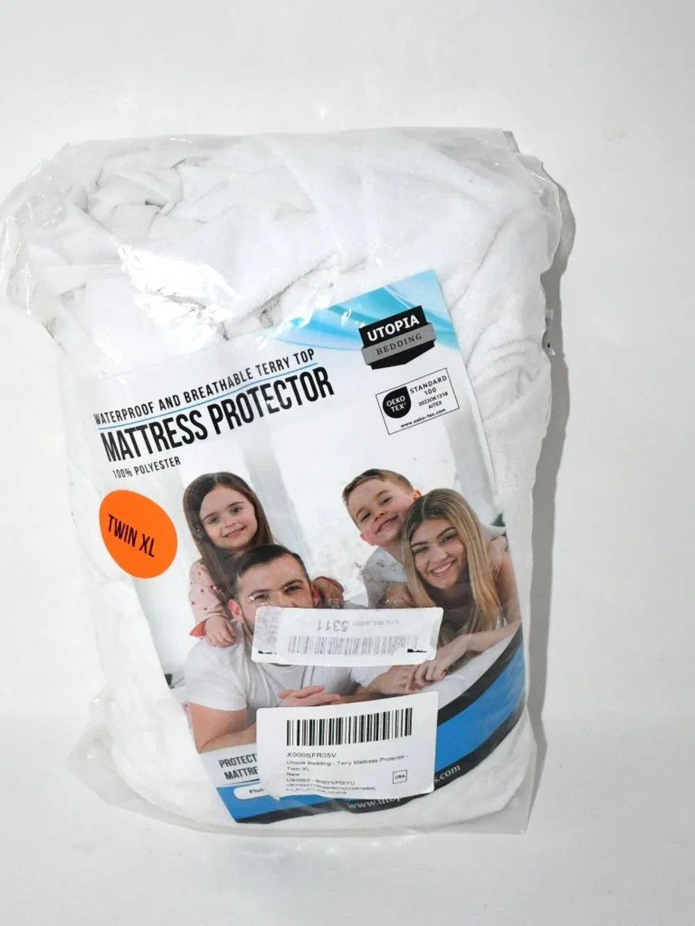 Utopia Bedding Waterproof Mattress Protector, Twin XL, 15
